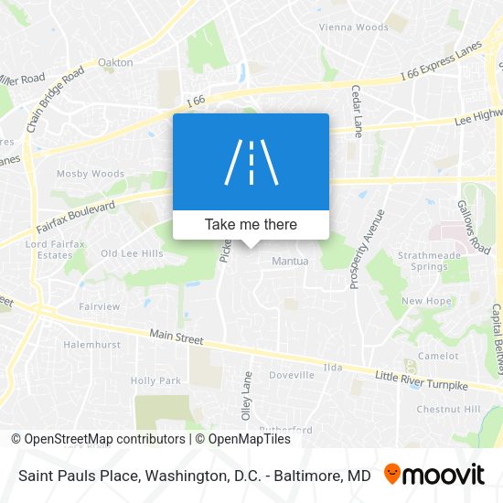 Saint Pauls Place map
