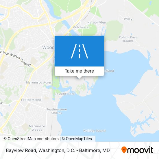 Bayview Road map