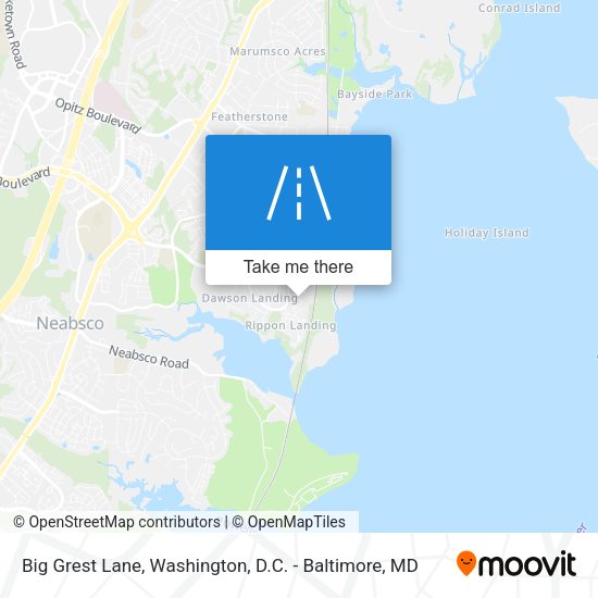 Big Grest Lane map