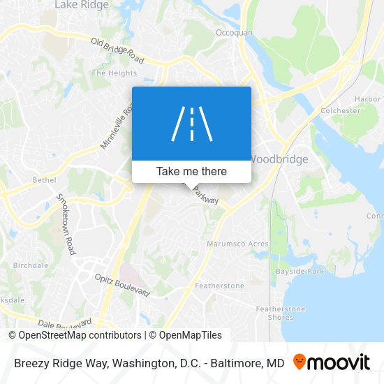 Mapa de Breezy Ridge Way