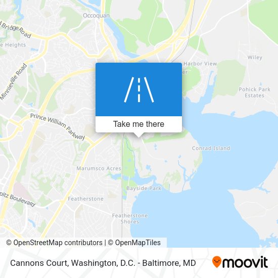 Cannons Court map