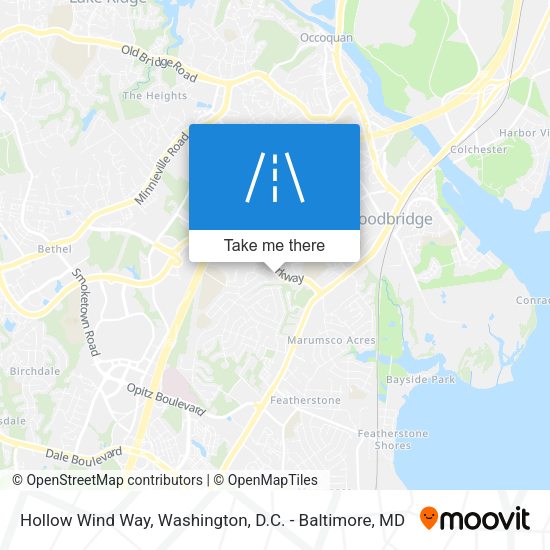 Mapa de Hollow Wind Way