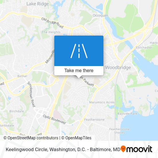 Mapa de Keelingwood Circle