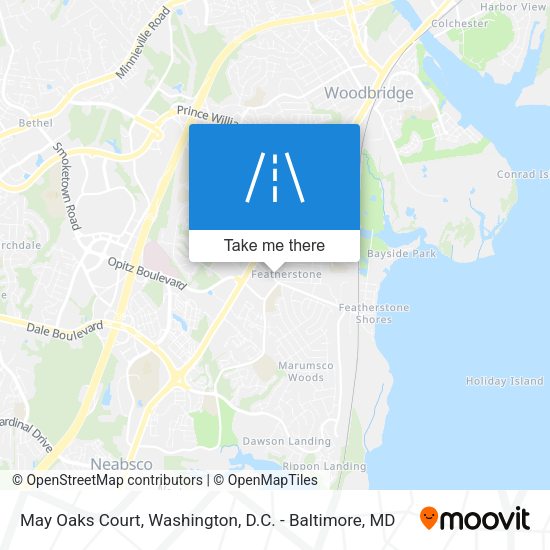 May Oaks Court map
