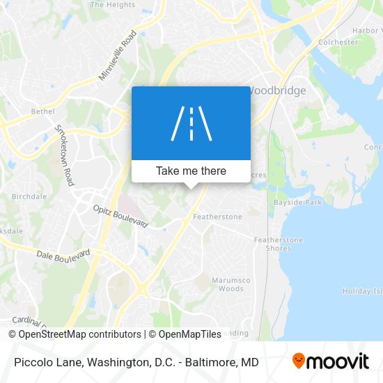 Piccolo Lane map