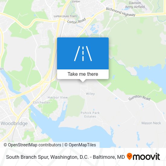 Mapa de South Branch Spur