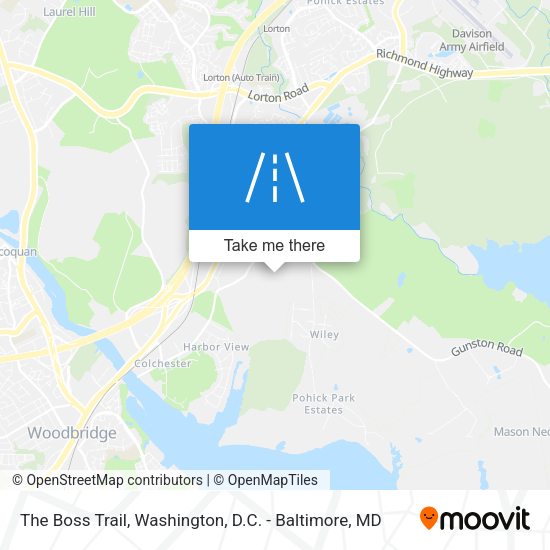 Mapa de The Boss Trail