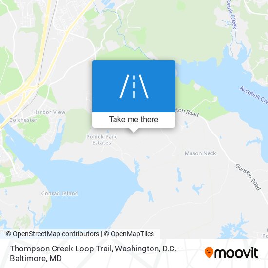 Mapa de Thompson Creek Loop Trail