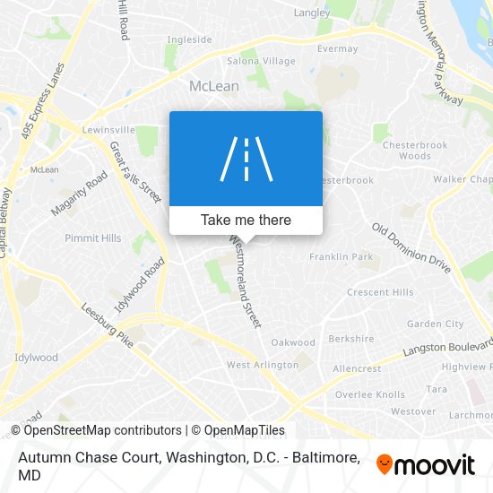 Autumn Chase Court map
