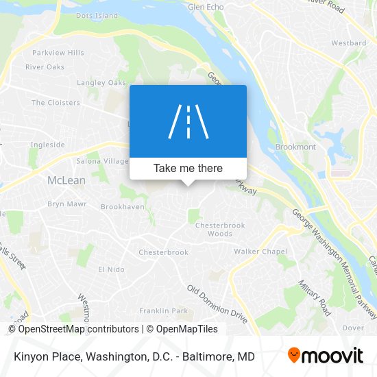 Kinyon Place map