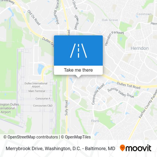 Merrybrook Drive map