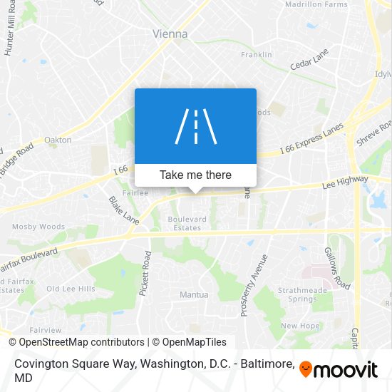 Mapa de Covington Square Way