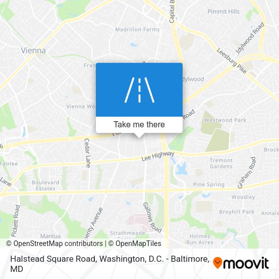 Mapa de Halstead Square Road