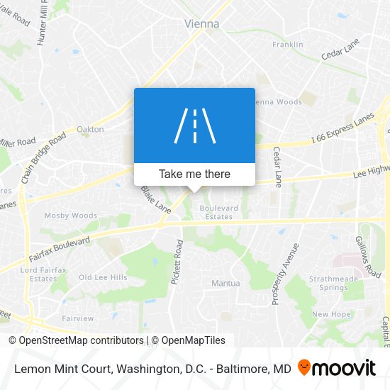 Lemon Mint Court map