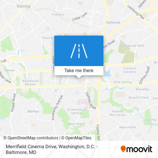 Mapa de Merrifield Cinema Drive