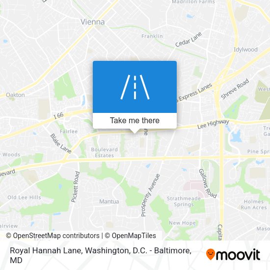 Mapa de Royal Hannah Lane