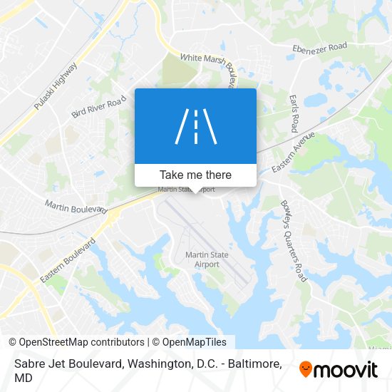 Sabre Jet Boulevard map