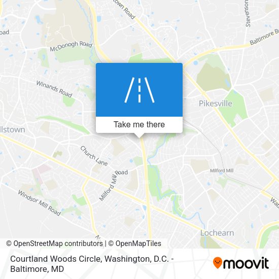 Courtland Woods Circle map