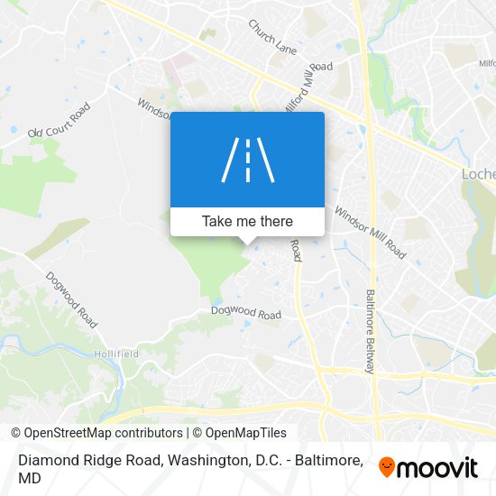 Mapa de Diamond Ridge Road