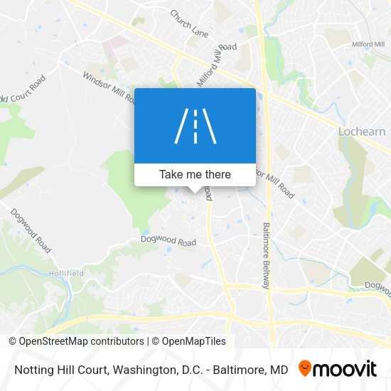 Notting Hill Court map