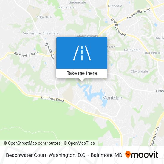 Beachwater Court map