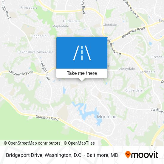 Mapa de Bridgeport Drive