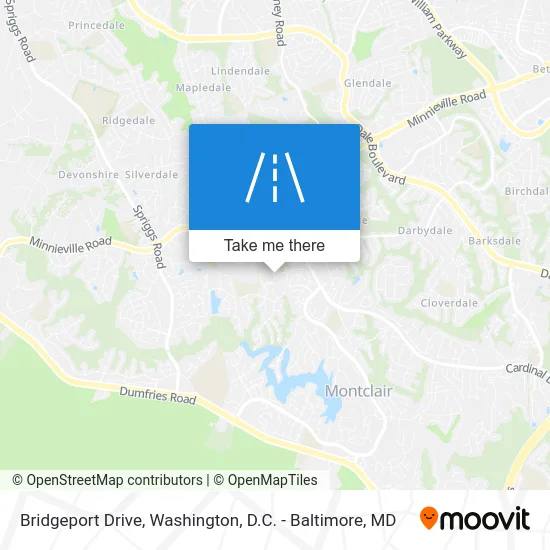 Bridgeport Drive map