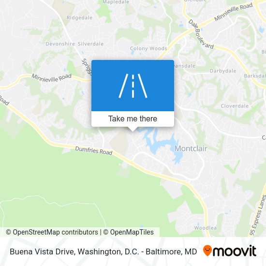 Mapa de Buena Vista Drive