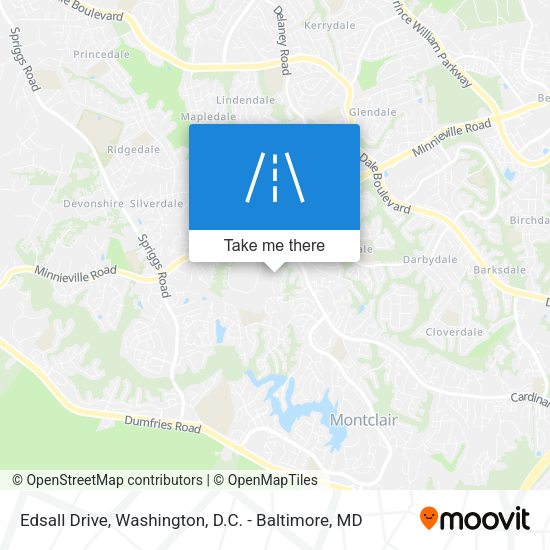 Edsall Drive map