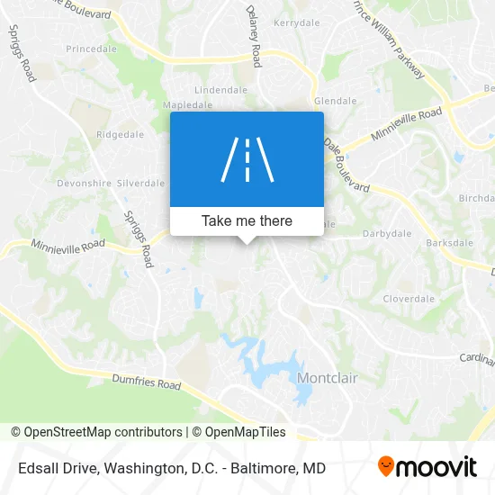 Edsall Drive map