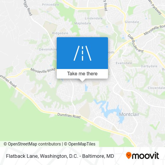 Mapa de Flatback Lane