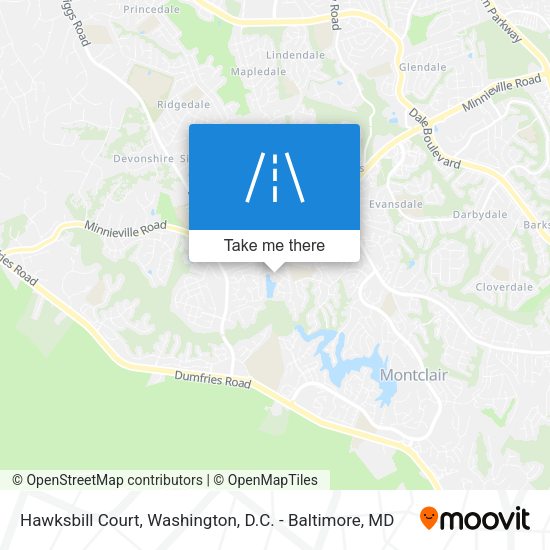Hawksbill Court map
