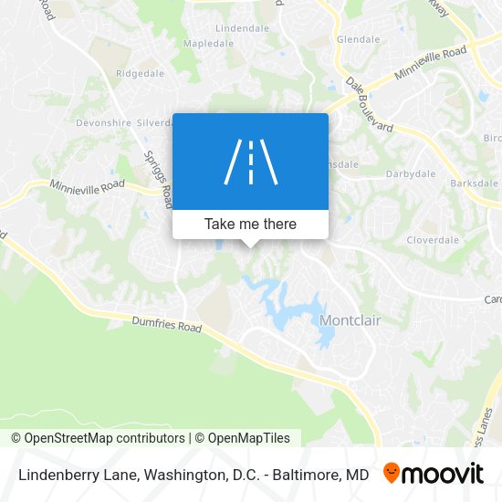 Mapa de Lindenberry Lane