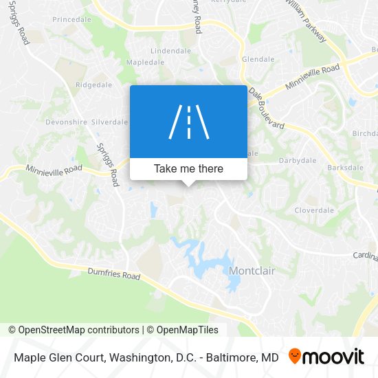 Maple Glen Court map