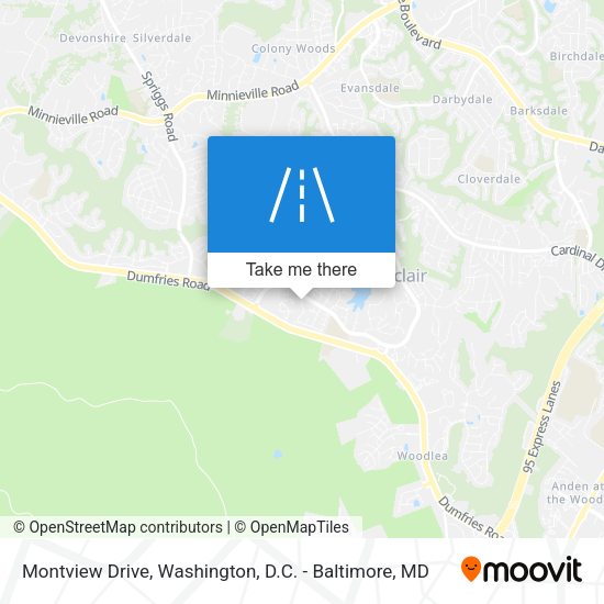 Mapa de Montview Drive