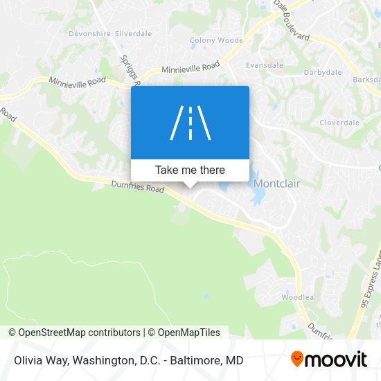 Olivia Way map