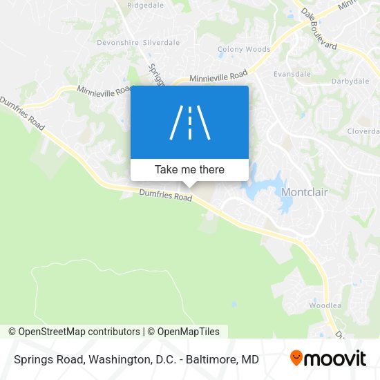 Springs Road map