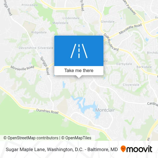Sugar Maple Lane map