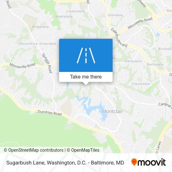 Sugarbush Lane map