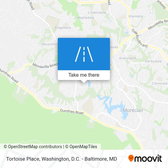 Tortoise Place map
