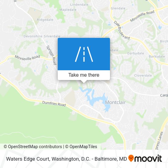 Mapa de Waters Edge Court