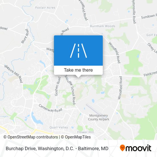 Burchap Drive map