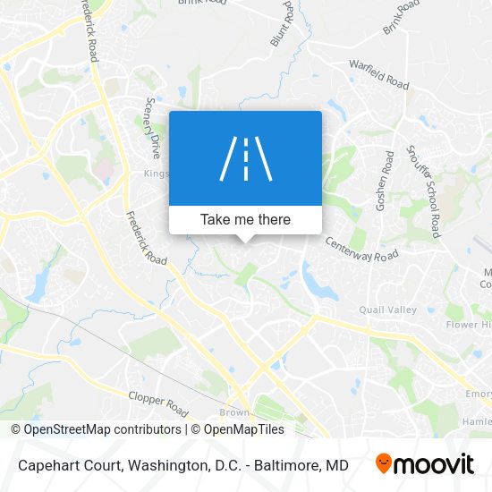 Mapa de Capehart Court