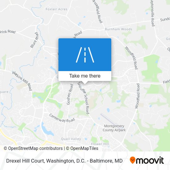 Drexel Hill Court map