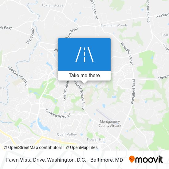 Fawn Vista Drive map