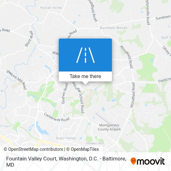 Fountain Valley Court map