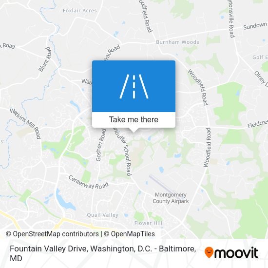 Fountain Valley Drive map