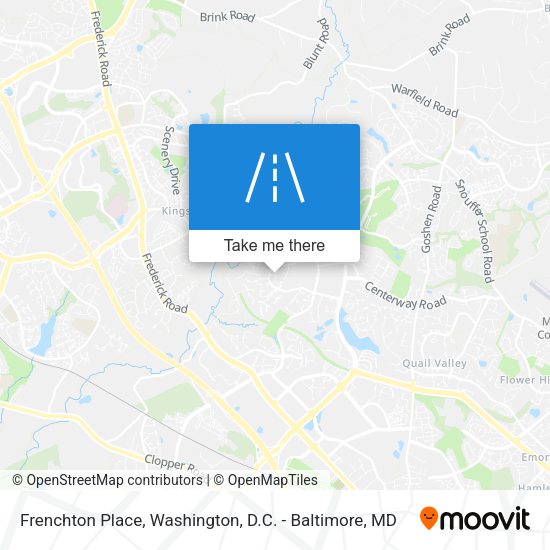 Frenchton Place map