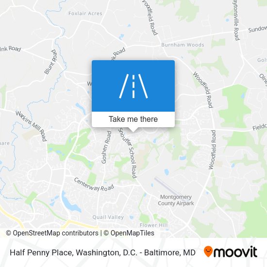 Mapa de Half Penny Place