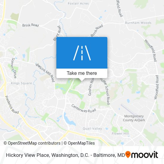 Mapa de Hickory View Place